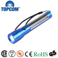 4 LED 3 W Aluminium Rechargeable Solar Led Flashlight Torch/ LED Flashlight Torch with Solar Panel No need battery